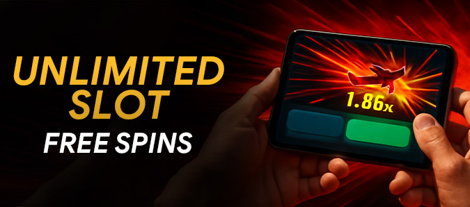 Unlimited Free Spins Up to 100 FS