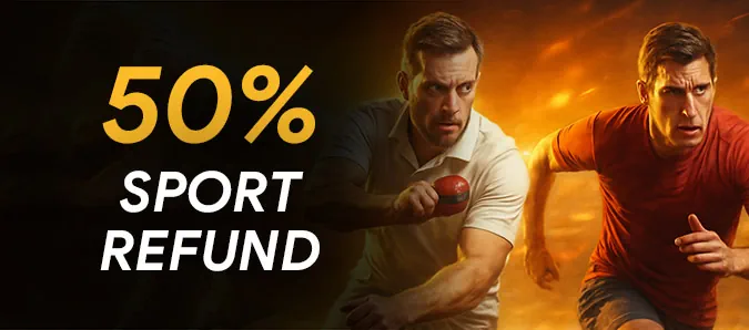 50% Sports Refund